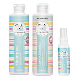 Kit Shampoo, Condicionador E Perfume Pedindo Colo Petessence