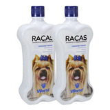 Kit Shampoo 2x1 Para Cães World Raças Yorkshire 2uni