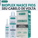 Kit Shampoo Antiqueda E Tônico Bioplex Nasce Fios Soft Hair