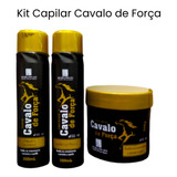 Kit Shampoo Cond Máscara Profissional Crescimento 3x1