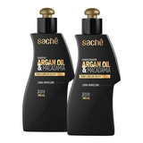 Kit Shampoo Condicionador Argan Oil & Macadâmia Sachê 300ml