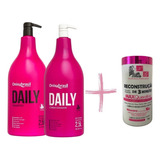 Kit Shampoo Condicionador Onixx Brasil Daily Macadamia 2,5l