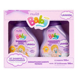 Kit Shampoo Condicionador Suave Muriel Baby Lavanda 100ml