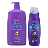 Kit Shampoo E Condicionador Aussie Moist Abacate 778ml E 360