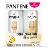 Kit Shampoo E Condicionador Pantene 750ml Hidratação Pro V