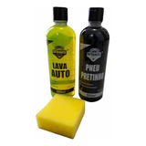 Kit Shampoo Para Carro Automotivo E Pretinho Com Uma Esponja