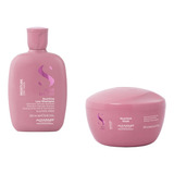 Kit Shampoo Semi Di Lino Moisture 250ml + Máscara De 200ml