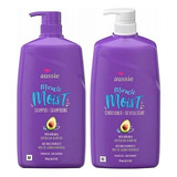 Kit Shampoo/condicionador Aussie Moist Avocado 778ml Roxo 