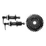 Kit Shimano Par Cubo Tx505 36f + Cassete K7 8v Hg200 12/32d 