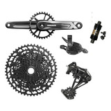 Kit Shimano Sram Sx 12v Pedivela Alavanca Cambio K7 Central