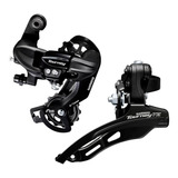 Kit Shimano Tourney Câmbio Traseiro E Dianteiro Ty300/tz500