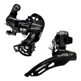 Kit Shimano Tourney Câmbio Traseiro E Dianteiro Ty300/tz510