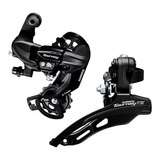 Kit Shimano Tourney Ty300/tz500 Câmbio Traseiro E Dianteiro