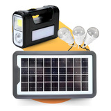 Kit Sistema De Iluminação Solar Led Portátil Camping Barraca