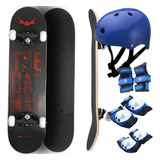Kit Skate Batman Dc Comics Liga Justiça Capacete E Proteção
