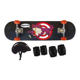 Kit Skate Infantil Mor Menino 40600201