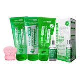 Kit Skin Care Limpeza Pele Oleosa Sérum Secativo Acne Brinde