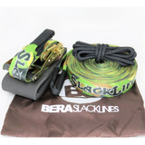 Kit Slackline Camuflado 50mm X 20 Mts Catraca Ergo50 - Bera