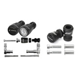 Kit Slider Dianteiro Traseiro Z400 2019/2020 Preto Fosco