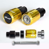 Kit Slider Dianteiro/traseiro/tampa Motor Honda Hornet Ouro