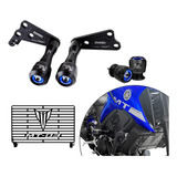 Kit Slider Motor Protetor Radiador Gp Mt03 Mt 03 2015 A 2024