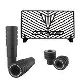 Kit Slider Motos E Protetor De Radiador Mt03 Mt 03 Todas