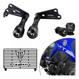 Kit Slider Protetor Radiador Gp Nylon Mt03 Mt 03 2015 A 2024