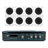 Kit Slim 1000 G5 + 8 Arandelas 6fr Quadradas 40w Frahm