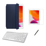 Kit Smart Case P/iPad 9g 10.2 /can/pel E Tecld Branco Azul