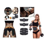 Kit Smart Fitness Ems Sem Fio Tonificador Barriga E Bumbum