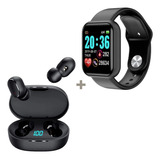 Kit Smartwatch Relógio Inteligente + Fone
