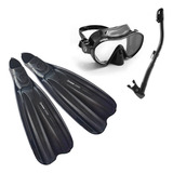 Kit Snorkel Completo, Máscara E Nadadeira Speed Fun Dive