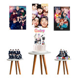 Kit Só Um Bolinho Festa Pocket - Bts Banda Kpop