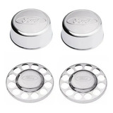Kit Sobre Tampa Cubo Cromado Ford Cargo 3/4 815 816 712