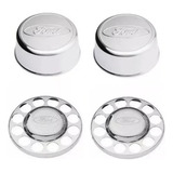 Kit Sobre Tampa Cubo Cromado Ford Cargo 3/4 815 816 712