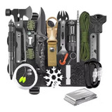 Kit Sobrevivência Tatico Militar Compacto 2 Multi Ferramenta