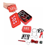Kit Sobrevivência Tatico Militar Compacto Multi Ferramenta