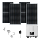 Kit Solar 4 Placas Mono 450w E Inversor Invt 2kw 1.8 Kwp