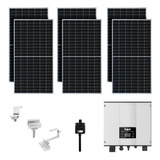 Kit Solar 6 Placas Mono 450w E Inversor Invt 3kw 2.7 Kwp