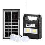 Kit Solar Completo: 3 Lâmpadas Led Carregador Universal