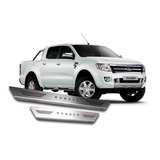 Kit Soleira Porta Aço Inox Escovado Ford Ranger Cabine Dupla