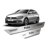 Kit Soleira Premium Aço Inox Escovado Gravaçao Laser Vw Polo