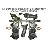 Kit Solex 32 Fusca Kombi Brasília 1.3 Gasolina Carburadores