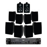 Kit Som 10 Jbl C621p + Pwm1600 Fm 400wrms Rest,loja,academia