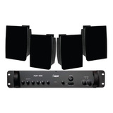 Kit Som 4 Jbl C621p + Pwm1600 400wrms Rest,loja,academia