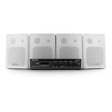 Kit Som Ambiente Amplificador Slim + Caixa + 10m Fio Frahm