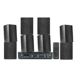 Kit Som Ambiente Bluetooth Frahm Slim 1600 + 08 Caixas Ps200