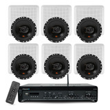 Kit Som Ambiente Bluetooth Jbl Frahm 300w Fm Usb 6 Arandelas