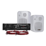 Kit Som Ambiente Bluetooth Usb Amplificador Caixas Hayonik