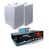 Kit Som Ambiente Jbl, Caixa C321b Amplificador Rc7000 500w